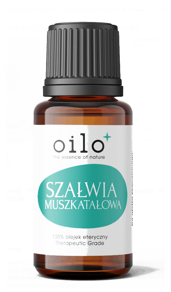 SZAŁWIA MUSZKATOŁOWA  Bio Oilo 10 ml 